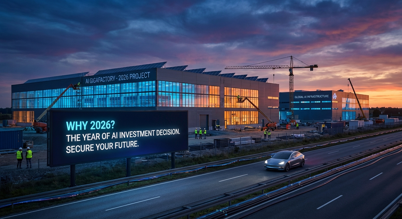Warum 2026 das Entscheidungsjahr für Investitionen in Künstliche Intelligenz und AI Gigafactories sein wird